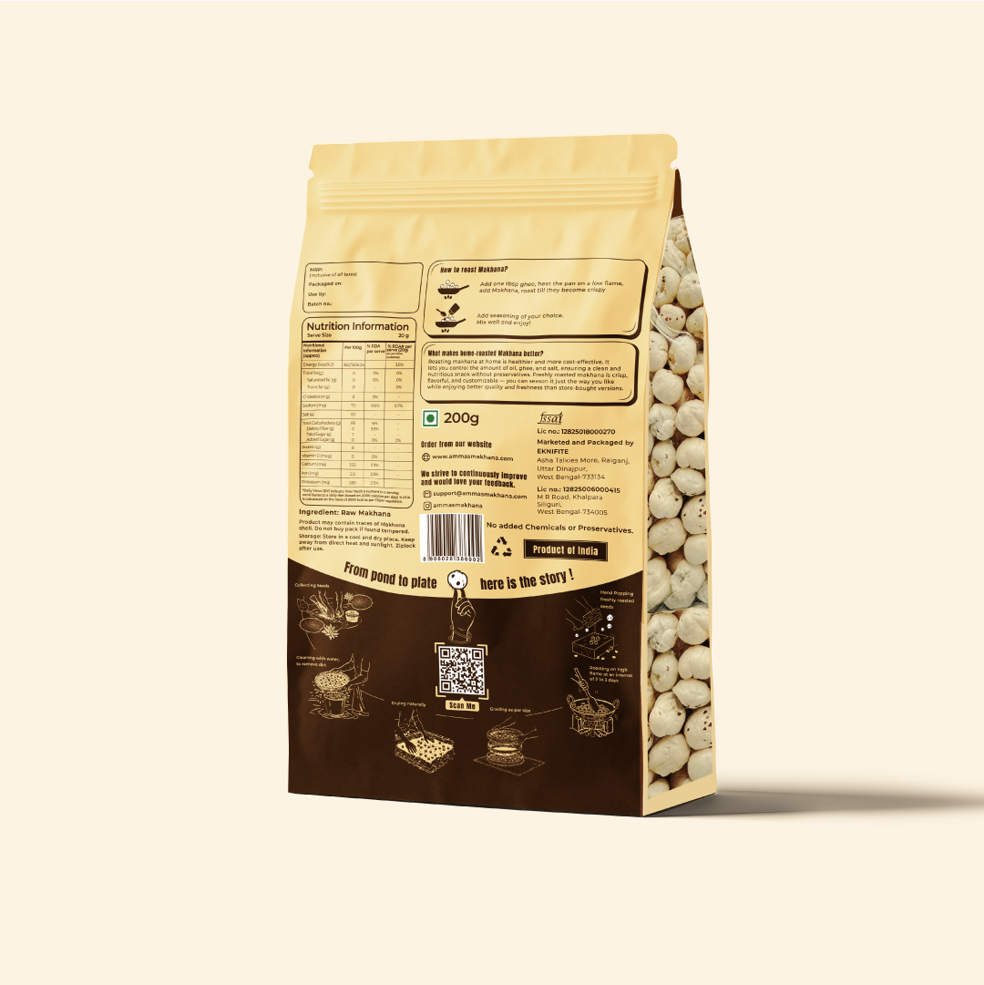 Premium Plain Makhana – 200g view 3